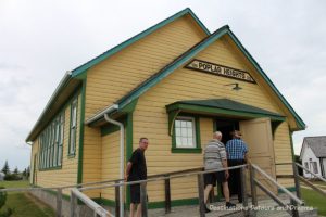 Popular Heights School at Arborg and District Multicultural Heritage Village,where restored buildings preserve Manitoba's past.