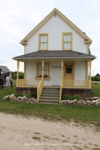 Sigvaldason at Arborg and District Multicultural Heritage Village,where restored buildings preserve the past of a rural Manitoba farming community.