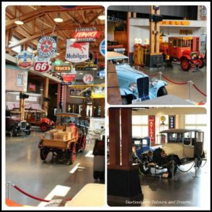 Gasoline Alley Museum in Heritage Park Historical Village in Calgary, Alberta