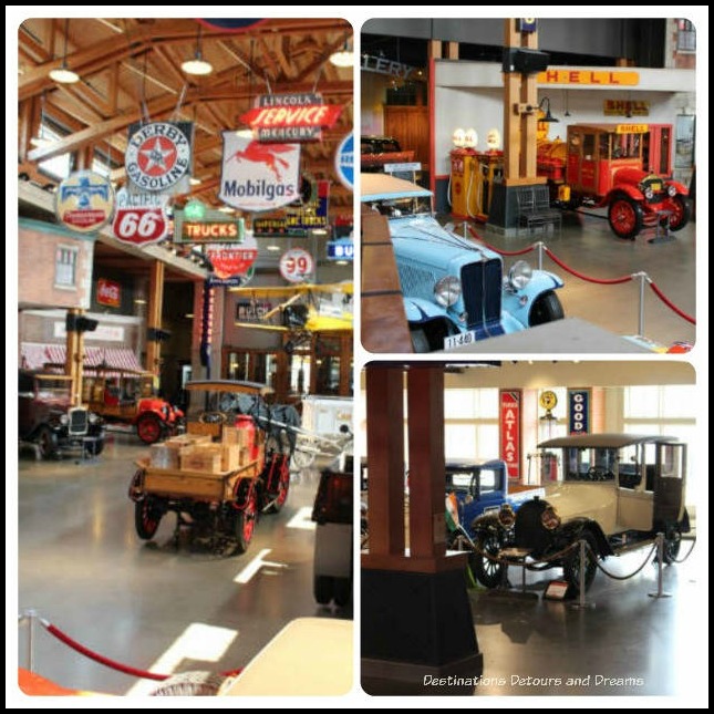 Gasoline Alley Museum in Heritage Park Historical Village in Calgary, Alberta