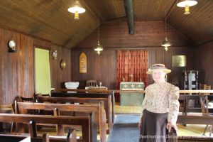 St. Martin's Anglican Church in Heritage Park Historical Village in Calgary, Alberta