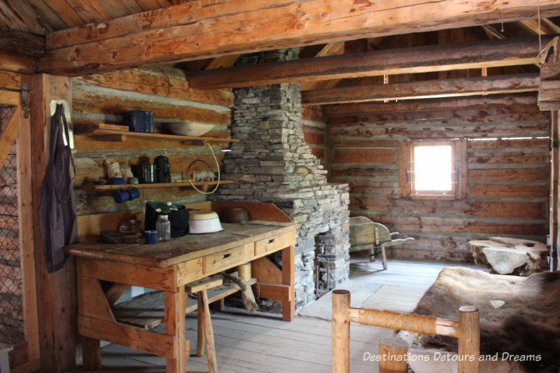 Fort in Heritage Park Historical Village in Calgary, Alberta