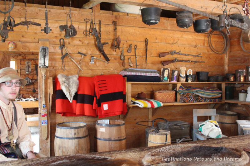 Fort trading store in Heritage Park Historical Village in Calgary, Alberta