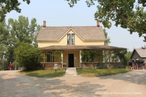 Burnside Ranch House in Heritage Park Historical Village in Calgary, Alberta