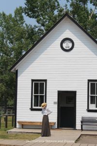 Weedon School in Heritage Park Historical Village in Calgary, Alberta