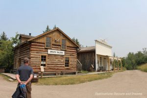 1880s pre-railway settlement in Heritage Park Historical Village in Calgary, Alberta