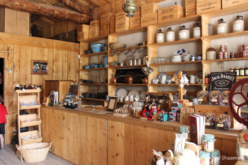 Store in in Heritage Park Historical Village in Calgary, Alberta