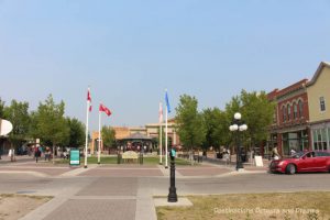 heritage Square at Heritage Park Historical Village in Calgary, Alberta