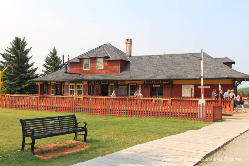 Shepard Station in Heritage Park Historical Village in Calgary, Alberta