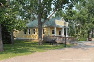 Montefiore Synagogue in Heritage Park Historical Village in Calgary, Alberta