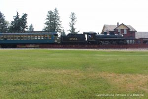 Train in Heritage Park Historical Village in Calgary, Alberta