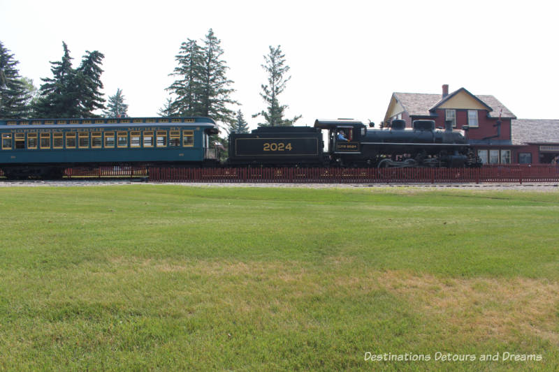Train in Heritage Park Historical Village in Calgary, Alberta