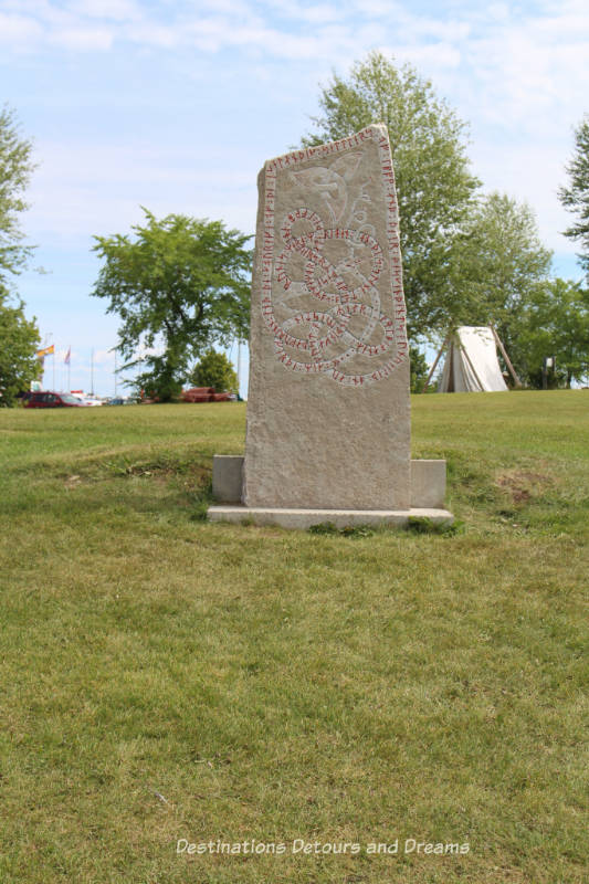 Rune Stone on Viking Hill, Gimli, Manitoba