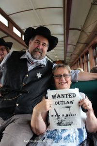 The Great Train Robbery: a fun excursion on Manitoba's Prairie Dog Central Railway, a heritage train