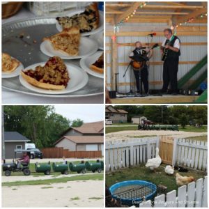 Grosse Isle stop over on the The Great Train Robbery: a fun excursion on Manitoba's Prairie Dog Central Railway, a heritage train