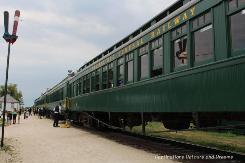 The Great Train Robbery: a fun excursion on Manitoba's Prairie Dog Central Railway, a heritage train