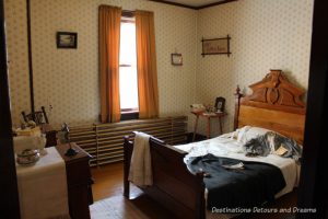 Cook's bedroom at Dalnavert Museum, Winnipeg,Manitoba