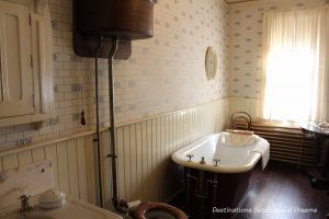 Bathroom at Dalnavert Museum, Winnipeg, Manitoba