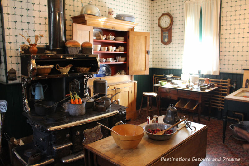 Kitchen in Dalnavert Museum, Winnipeg, Manitoba