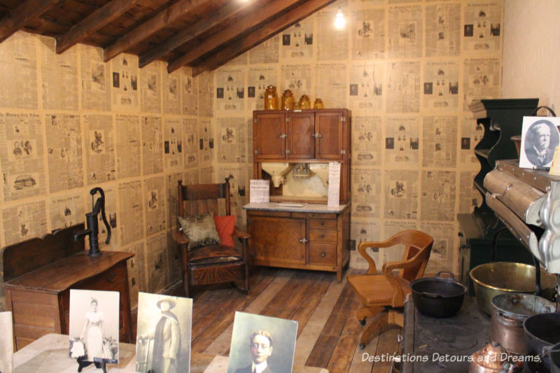 Summer kitchen in Dalnavert Msuseum, Winnpeg, Manitoba