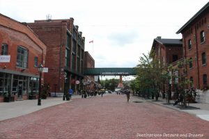 Toronto Distillery District: a Victorian industrial site in Toronto, Ontario is now an arts, culture and entertainment destination