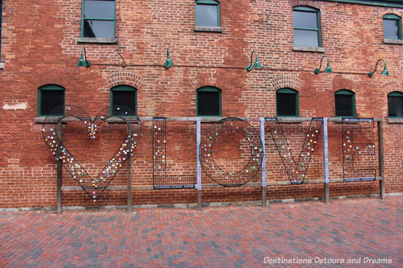 Toronto Distillery District: a Victorian industrial site in Toronto, Ontario is now an arts, culture and entertainment destination