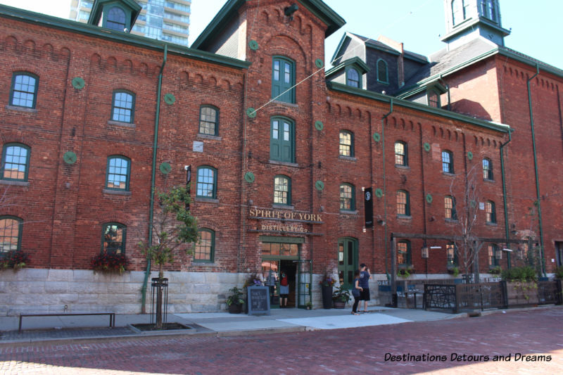 Toronto Distillery District: a Victorian industrial site in Toronto, Ontario is now an arts, culture and entertainment destination