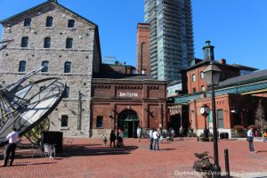 Toronto Distillery District: a Victorian industrial site in Toronto, Ontario is now an arts, culture and entertainment destination