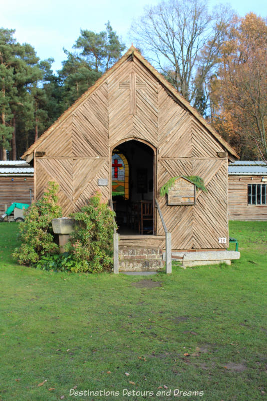 Chapel at the Rural Life Centre in Tilford, Surrey showcasing over 150 years of British rural life