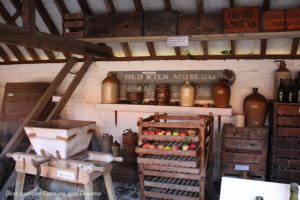 Cider making display at the Rural Life Centre in Tilford, Surrey showcasing over 150 years of British rural life