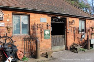 Henry's Yard - the forge at the Rural Life Centre in Tilford, Surrey showcasing over 150 years of British rural life