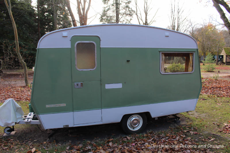 Gypsy caravan at the Rural Life Centre in Tilford, Surrey showcasing over 150 years of British rural life