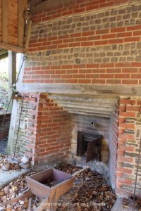 Wealdon iron furnace at the Rural Life Centre in Tilford, Surrey showcasing over 150 years of British rural life