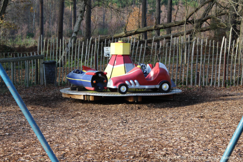 Playground at the Rural Life Centre in Tilford, Surrey showcasing over 150 years of British rural life