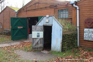 Anderson war shelter at the Rural Life Centre in Tilford, Surrey showcasing over 150 years of British rural life