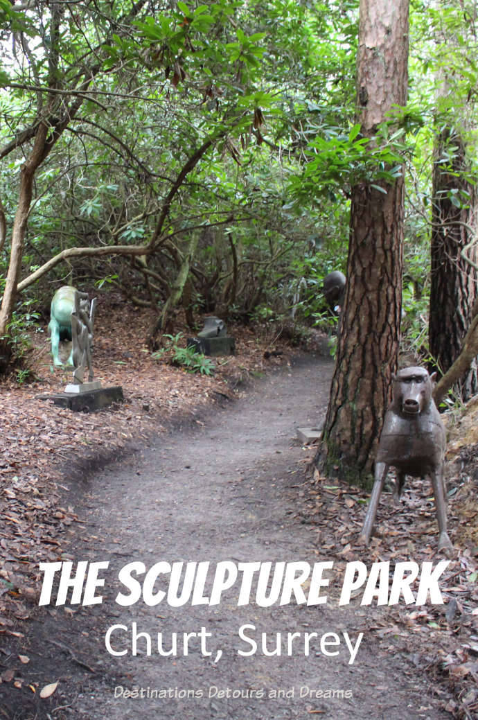 The Striking Serenity of the Sculpture Park in Churt: A woodland garden of eclectic sculptures in the rolling Surrey Hills #Surrey #art #sculpture #sculpturepark #Churt 