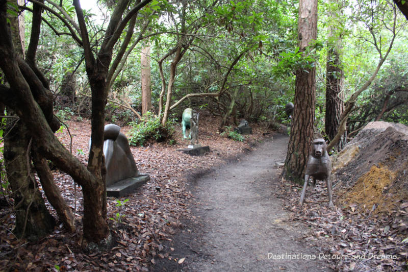 The Striking Serenity of the Sculpture Park in Churt: A woodland garden of eclectic sculptures in the rolling Surrey Hills 