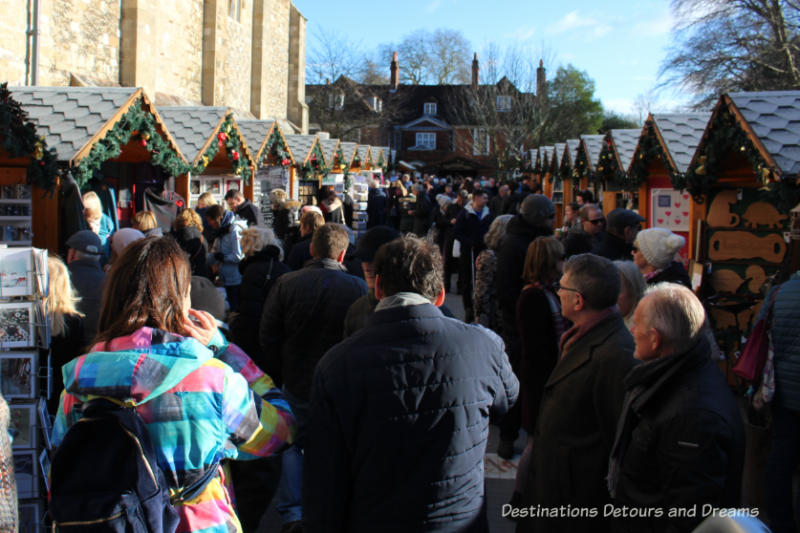 Winchester Christmas Market: A traditional German-style Christmas market on the grounds of historic Winchester Cathedral