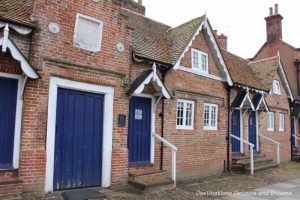 Almshouses in Farnham. Augustus Toplady