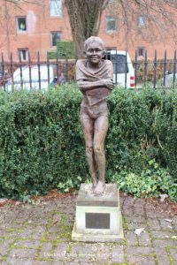 Statue in Victoria Garden. Augustus Toplady