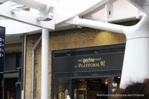 Harry Potter store at King's Cross Station