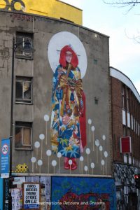 Street Art in Shoreditch: Geisha on Red Gallery