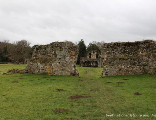 The Otherworldly Ruins of Waverley Abbey, Britain's first Cistercian monastery, located in the Surrey countryside
