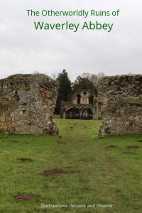 The Otherworldly Ruins of Waverley Abbey, Britain's first Cistercian monastery, located in the Surrey countryside near Farnham #England #history #Surrey #Farnham #WaverleyAbbey #travel