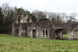 The Otherworldly Ruins of Waverley Abbey, Britain's first Cistercian monastery, located in the Surrey countryside near Farnham: lay brothers' quarters