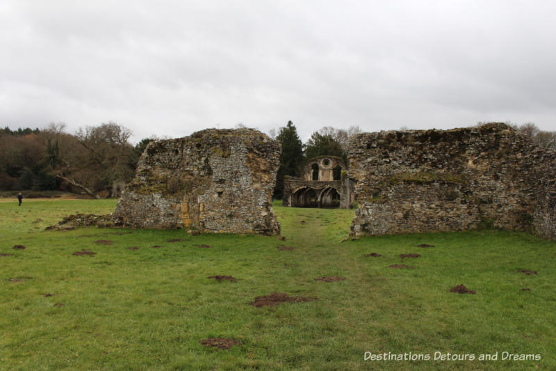 The Otherworldly Ruins of Waverley Abbey, Britain's first Cistercian monastery, located in the Surrey countryside near Farnham