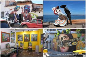 Impressions of Puerto Vallarta: art - street art, statues, galleries