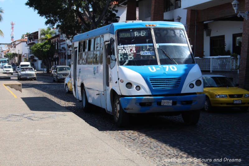 Impressions of Puerto Vallarta: a city bus