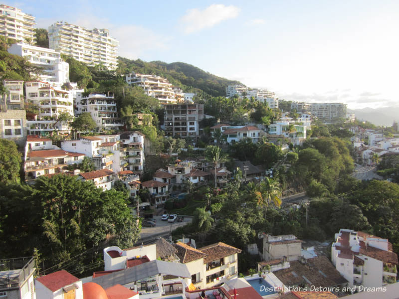 Impressions of Puerto Vallarta: hillside views