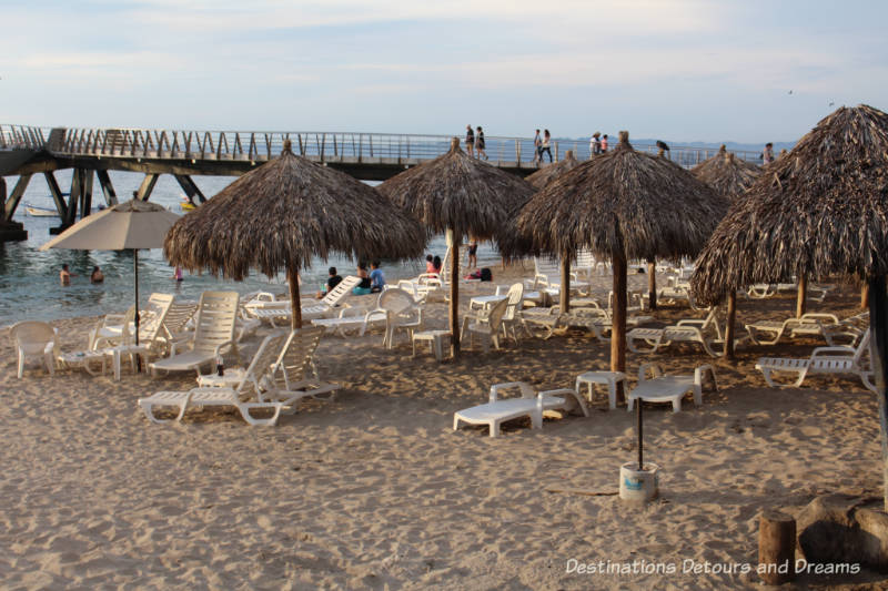 The beach at Puerto Vallarta, Mexico